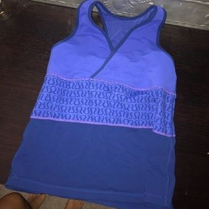 Lululemon blue/purple tank top